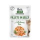 Brit Care Fillets in Jelly Tuna 85g Carton (24 Pouches)